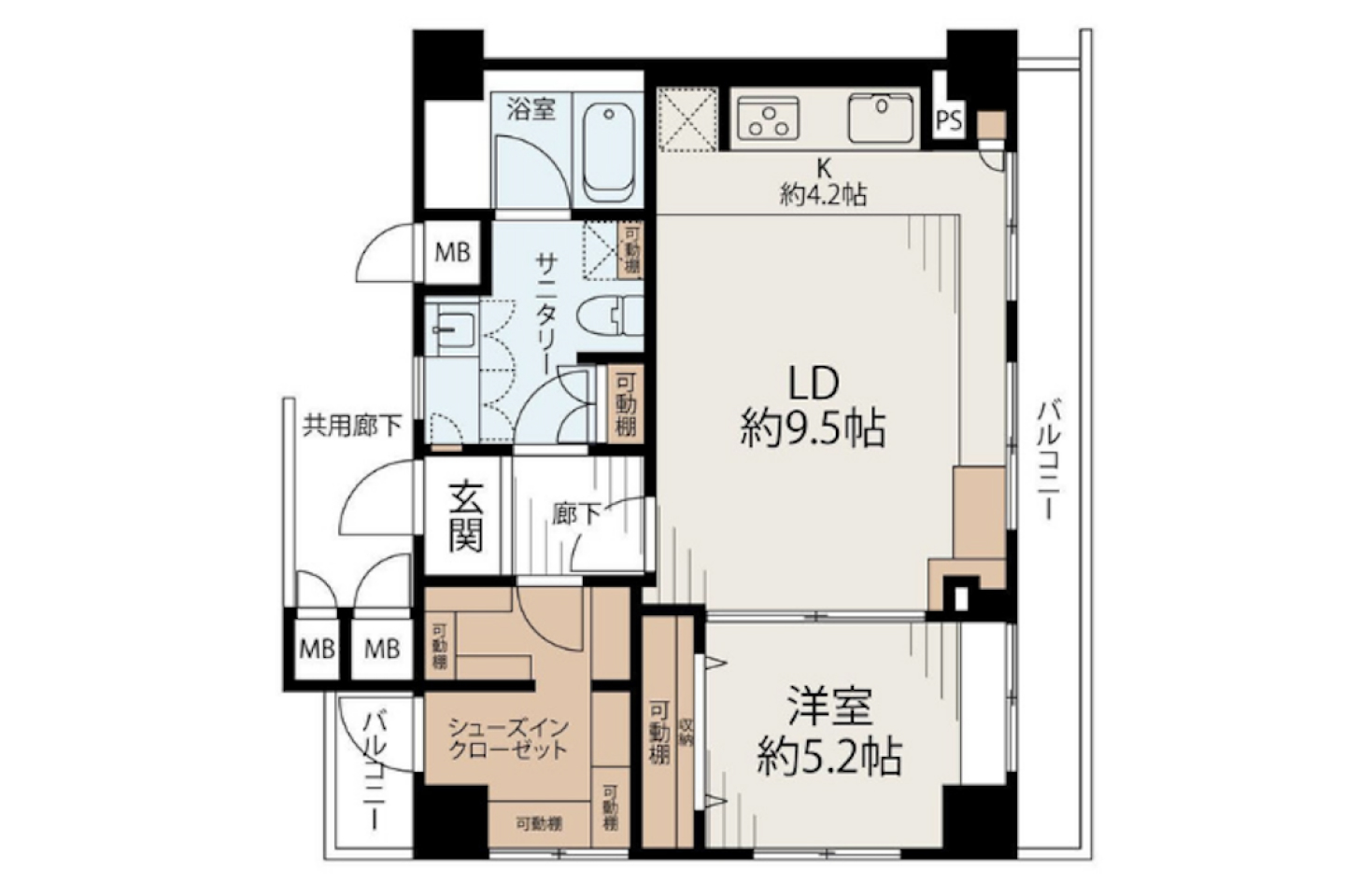 マンション(築年数 26年)4